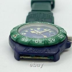 TAG HEUER FORMULA1 362.508 Green Rotating Bezel Quartz Men's Watch/not working