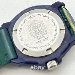 TAG HEUER FORMULA1 362.508 Green Rotating Bezel Quartz Men's Watch/not working