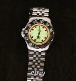 TAG HEUER Stainless Steel 200m Watch Quartz Metal DIVER Glow Professional F1