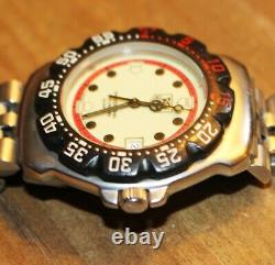 TAG HEUER Stainless Steel 200m Watch Quartz Metal DIVER Glow Professional F1