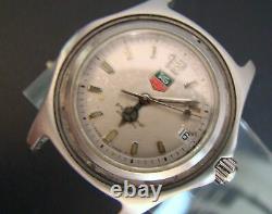 TAG Heuer 2000 Men's SS Watch Case/Dial/Movement/Crown. WK1212. Not working