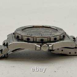 TAG Heuer Professional 3000 Silver Watch 38mm Quartz Not Working, For Repair