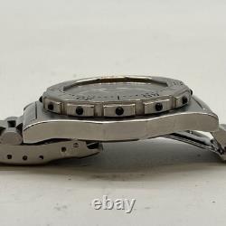 TAG Heuer Professional 3000 Silver Watch 38mm Quartz Not Working, For Repair