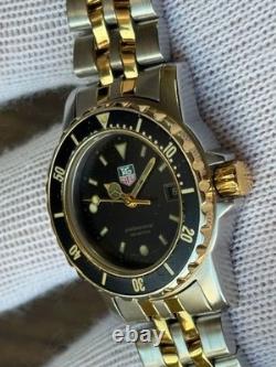 TAG Heuer WD1420 3000 Series Diver Watch 32mm Quartz Silver for Parts 15cm Junk