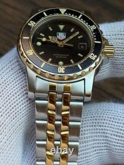 TAG Heuer WD1420 3000 Series Diver Watch 32mm Quartz Silver for Parts 15cm Junk