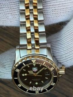 TAG Heuer WD1420 3000 Series Diver Watch 32mm Quartz Silver for Parts 15cm Junk