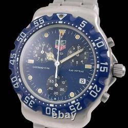 TAGHEUER 570513 Formula 1 Men's Watch Quartz Date Blue dial/not working