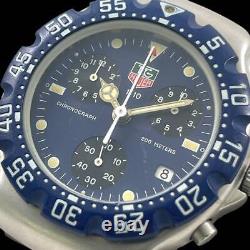 TAGHEUER 570513 Formula 1 Men's Watch Quartz Date Blue dial/not working