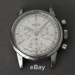 TISSOT Ref. 808A Original Lemania 1280 Watch Chronograph 1960's Rare Parts Repair