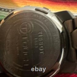 TISSOT T-Touch Z253/353 Titanium Multi-Function Quartz Watch For parts as is