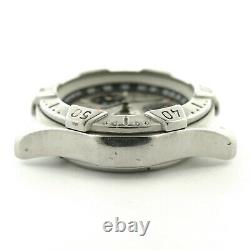 Tag Heuer 1/10 Prof 540.206 R Silver Dial S. S. Watch Head For Parts Or Repairs