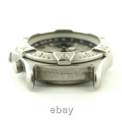 Tag Heuer 1/10 Prof 540.206 R Silver Dial S. S. Watch Head For Parts Or Repairs