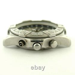 Tag Heuer 1/10 Prof 540.206 R Silver Dial S. S. Watch Head For Parts Or Repairs