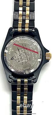 Tag Heuer 980.028b Vintage 1000 2tone Gp+pvd Watch Case For Parts Or Repairs