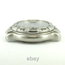 Tag Heuer Automatic Wh2313-k1 Lady Blue Dial S. S. Watch Head For Parts Or Repair