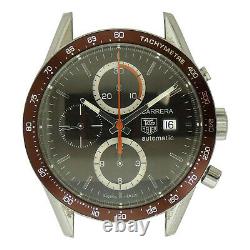 Tag Heuer Carrera Calibre 16 Cv2013 Burgundy Dial Stainless Steel Watch Head
