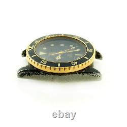 Tag Heuer Diver 981.113 Black Dial / Black Pvd S. S. Watch Head For Parts/repairs