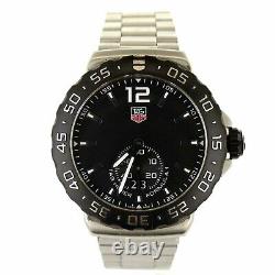 Tag Heuer Formula 1 Wau1110 Black Dial S. S. Mens Watch For Parts Or Repairs