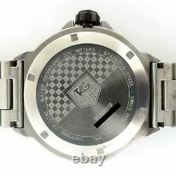 Tag Heuer Formula 1 Wau1110 Black Dial S. S. Mens Watch For Parts Or Repairs