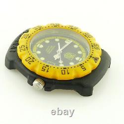 Tag Heuer Formula 1 Yellow Bezel / Black Dial Head For Parts Or Repairs