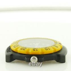 Tag Heuer Formula 1 Yellow Bezel / Black Dial Head For Parts Or Repairs