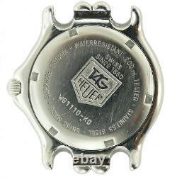 Tag Heuer Link Sel Wg1110-k0 White Dial S. S. Mens Watch Head For Parts/repairs