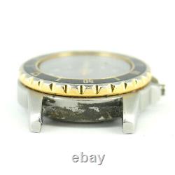 Tag Heuer Prof Black Dial Stainless Steel Watch Head For Parts Or Repairs