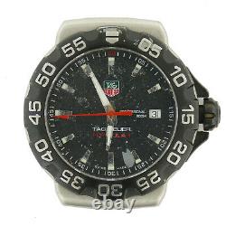 Tag Heuer Prof Wah1110 Formula 1 Black Dial S. S. Watch Head For Parts/repairs