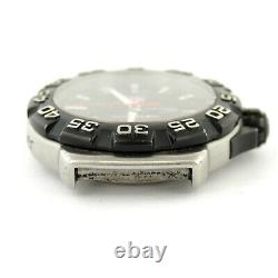 Tag Heuer Prof Wah1110 Formula 1 Black Dial S. S. Watch Head For Parts/repairs