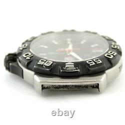 Tag Heuer Prof Wah1110 Formula 1 Black Dial S. S. Watch Head For Parts/repairs