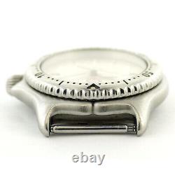 Tag Heuer Prof Wi1210 Silver Dial S. S. Midsize Watch Head For Parts Or Repairs