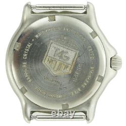 Tag Heuer Prof Wi1210 Silver Dial S. S. Midsize Watch Head For Parts Or Repairs