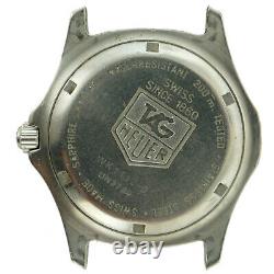 Tag Heuer Prof Wk1112-0 Silver Dial Stainless Steel Watch Head For Parts/repairs