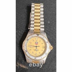 Tag Heuer Quartz Watch Silver Tone Battery Dead Sold as Is For Parts or Repair