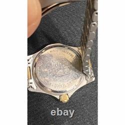 Tag Heuer Quartz Watch Silver Tone Battery Dead Sold as Is For Parts or Repair