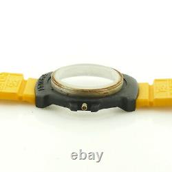 Tag Heuer Vintage Formula 1 Black Case + Yellow Strap For Parts Or Repairs