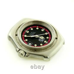 Tag Heuer Wa1414 Formula 1 Black Dial Stainless Steel Watch For Parts/repairs