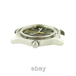 Tag Heuer Wab1110 Aquaracer 300m Black Dial S. S. Watch Head For Parts Or Repairs