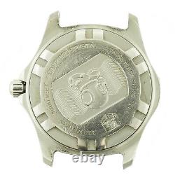 Tag Heuer Wab1110 Aquaracer 300m Black Dial S. S. Watch Head For Parts Or Repairs