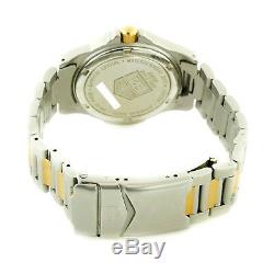 Tag Heuer Wf1220-k0 Prof 200m White Dial 2-tone Gold+s. S. Watch For Parts/repair