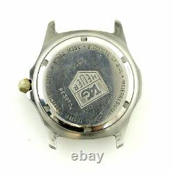 Tag Heuer Wk1112 Silver Dial Prof 2000 Series S. S. Watch Head For Parts/repairs