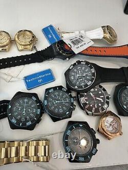 Techno Marine Watches LOT for repair or parts Mens and womens 21 PIECES