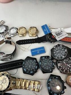 Techno Marine Watches LOT for repair or parts Mens and womens 21 PIECES