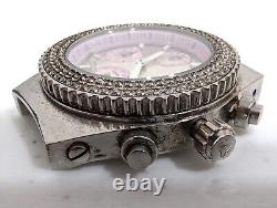 TechnoMarine Diamond Chronograph Ladies Watch! For Parts & Repair