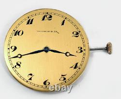 Thinnest Pocket Watch Working Condition Movement TOUCHON Dial Hands Crown Stem