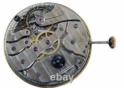 Thinnest Pocket Watch Working Condition Movement TOUCHON Dial Hands Crown Stem
