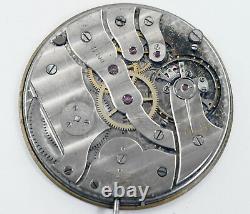 Thinnest Pocket Watch Working Condition Movement TOUCHON Dial Hands Crown Stem