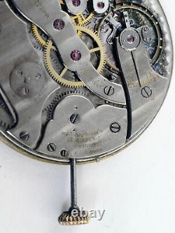 Thinnest Pocket Watch Working Condition Movement TOUCHON Dial Hands Crown Stem