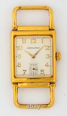 Three Vintage Hamilton Gold Plated Watches, For Parts/Repair