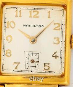 Three Vintage Hamilton Gold Plated Watches, For Parts/Repair